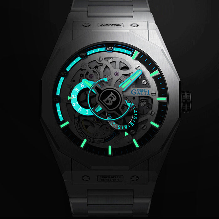 Bonest Gatti BG7601-S1 Blue Super Speed Series Automatic Watch