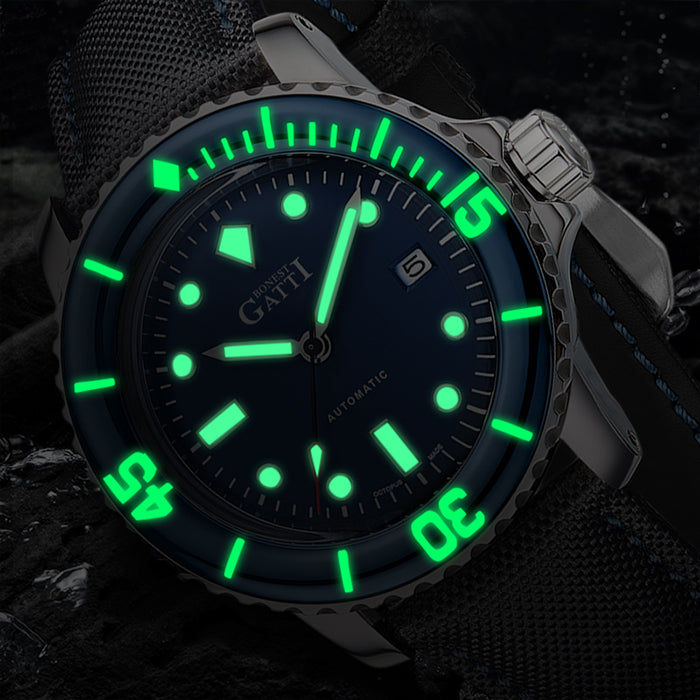 Bonest Gatti BG8002-L2 Blue Classic Series Automatic Watch