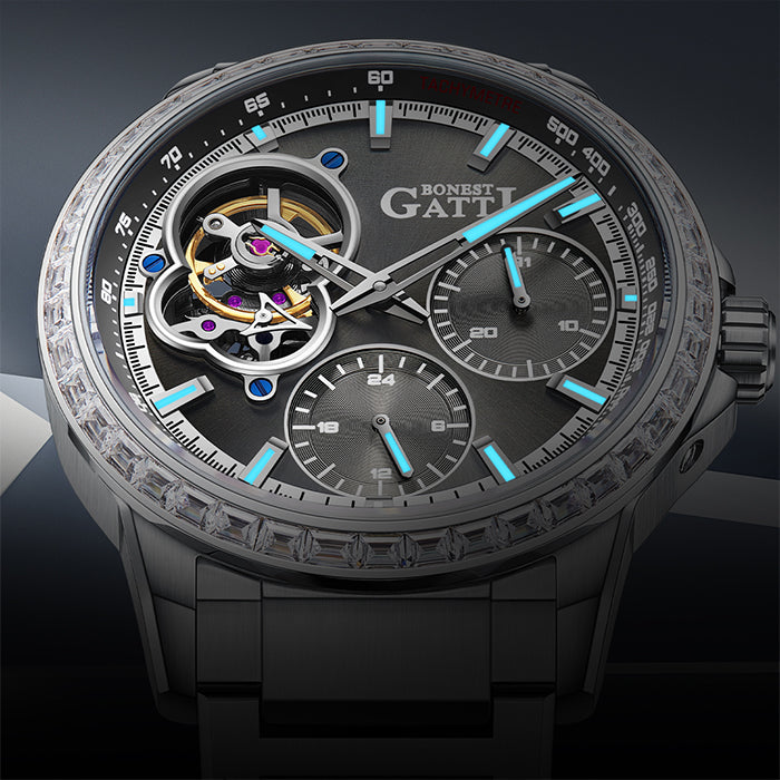 Bonest Gatti BG8802-S1 Black Classic Series Automatic Watch