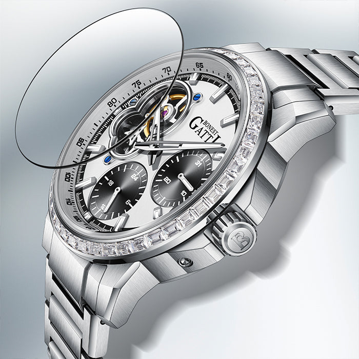 Bonest Gatti BG8802-S2 Silver Classic Series Automatic Watch