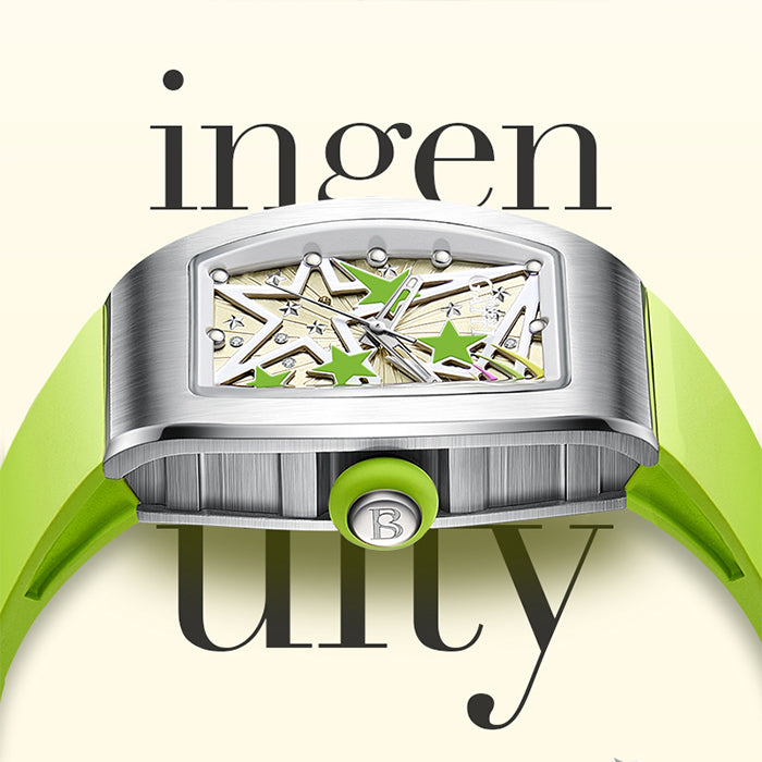 Bonest Gatti BG8901-L1 Green Glow Series Automatic Women Watch
