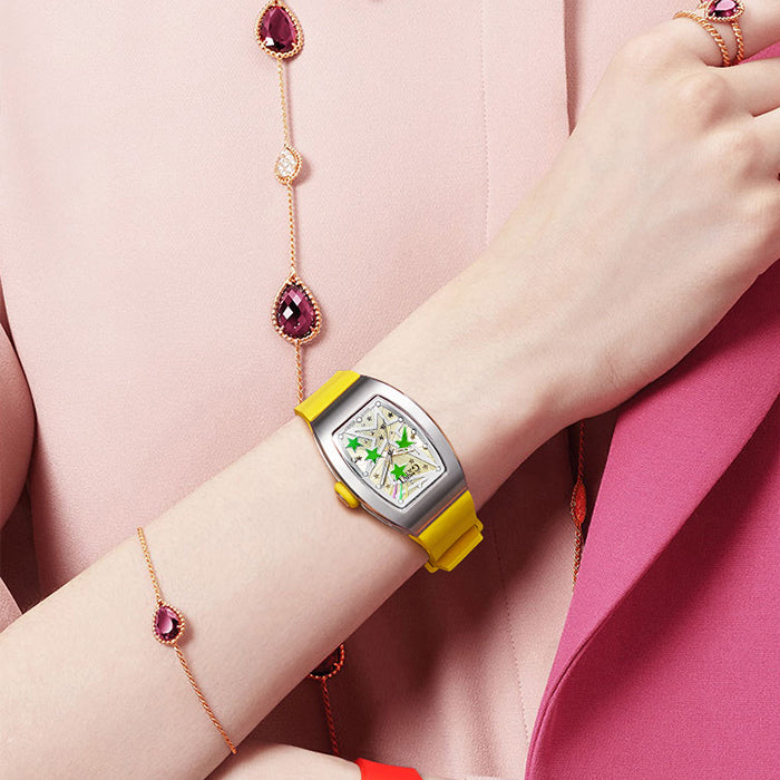 Bonest Gatti BG8901-L3 Yellow Glow Series Automatic Women Watch