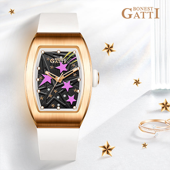 Bonest Gatti BG8901-L4 White Glow Series Automatic Women Watch