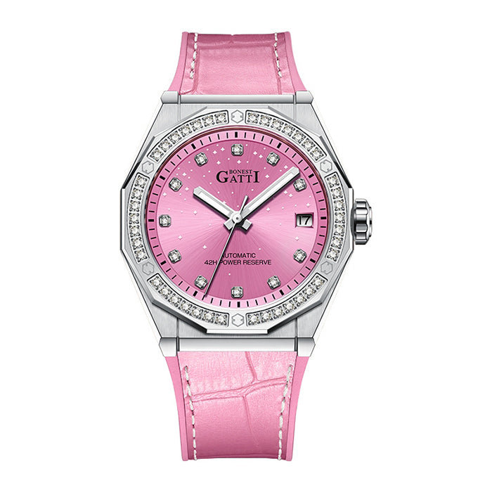 Bonest Gatti BG8902-L2 Pink Glow Series Automatic Women Watch