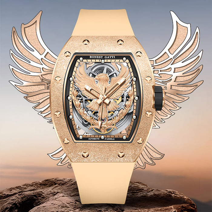 Bonest Gatti BG5002-R2 Rose Gold Eagle Series Automatic Watch