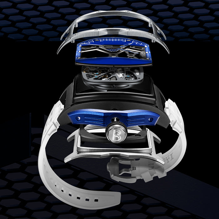 Bonest Gatti BG5501-A1 Blue Top Speed Series Automatic Watch
