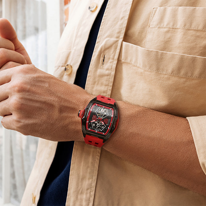 Bonest Gatti BG5501-A3 Red Top Speed Series Automatic Watch