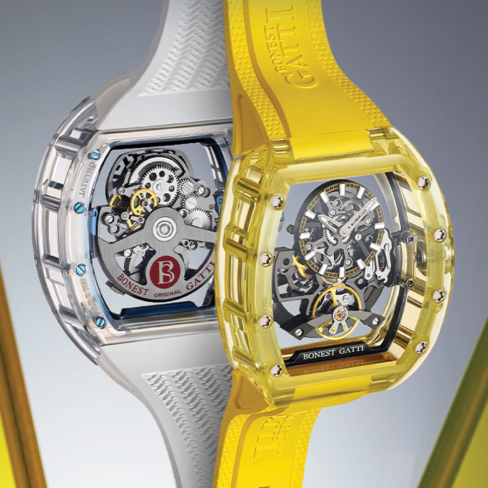 Bonest Gatti BG6005-R2 White Crystal Series Automatic Watch