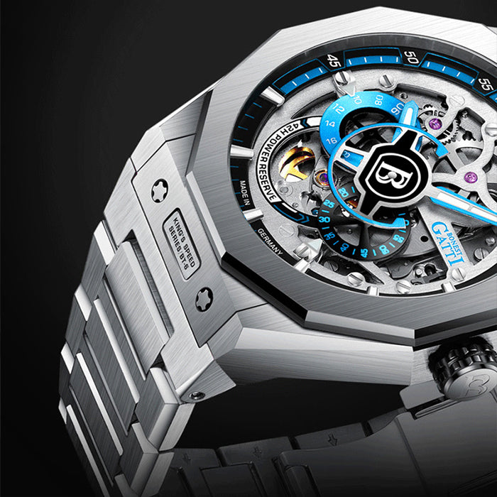 Bonest Gatti BG7601-S1 Blue Super Speed Series Automatic Watch