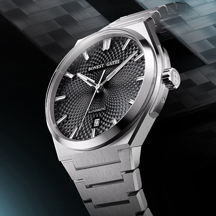Bonest Gatti BG8012-S1 Black Classic Series Automatic Watch