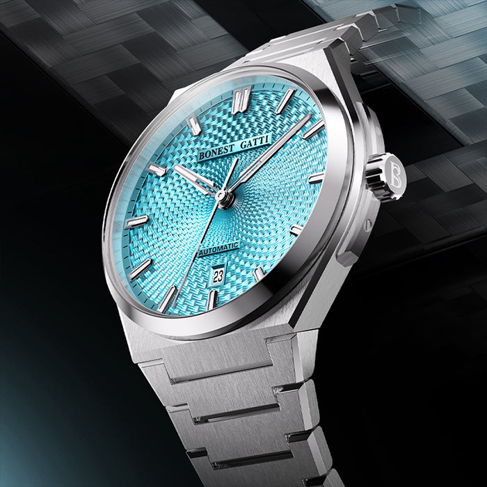 Bonest Gatti BG8012-S2 Blue Classic Series Automatic Watch