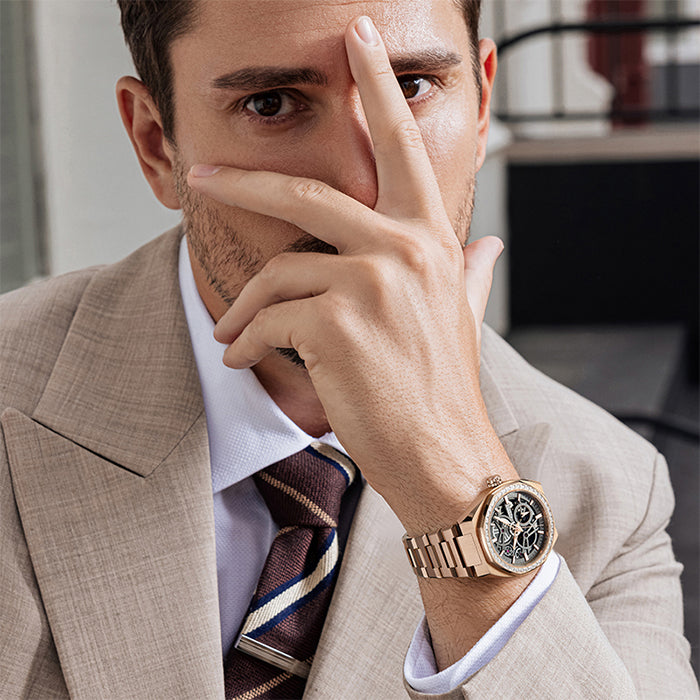 Bonest Gatti BG8801-S3 Rose Gold Classic Series Automatic Watch