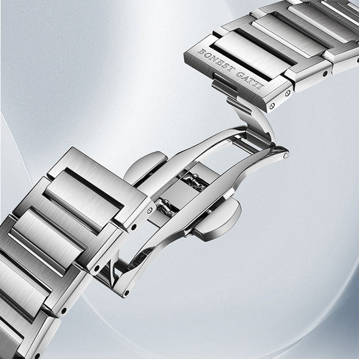 Bonest Gatti BG8802-S2 Silver Classic Series Automatic Watch