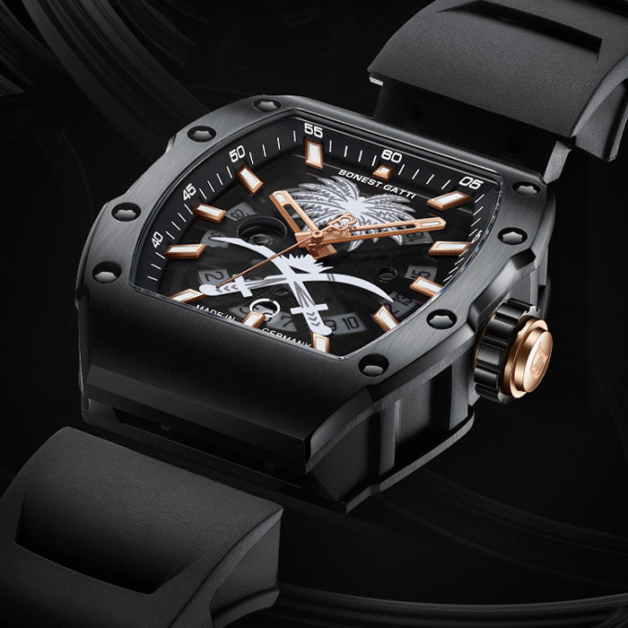 Bonest Gatti BG9904-A2 Black Extreme Series Automatic Watch