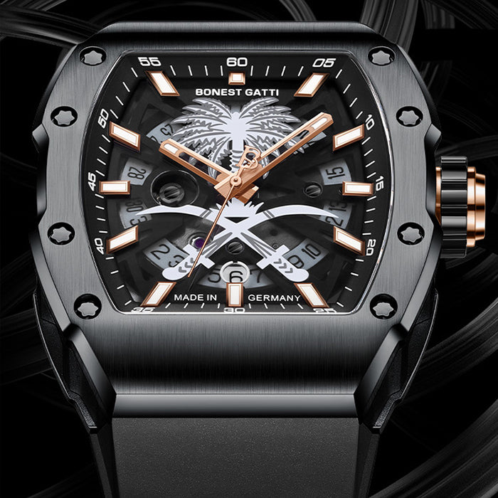 Bonest Gatti BG9904-A3 Rose Gold Extreme Series Automatic Watch
