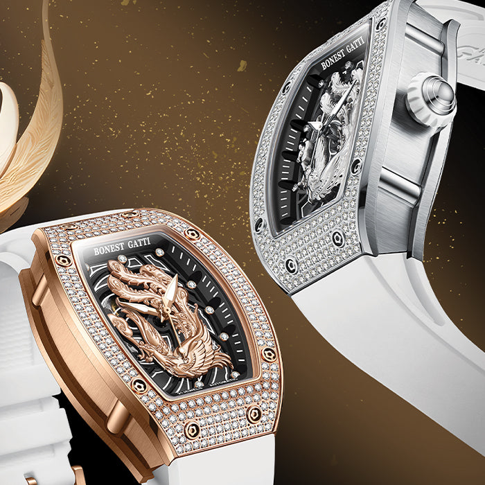 Bonest Gatti BG3005-R1 Rose Gold Glow Series Automatic Women Watch