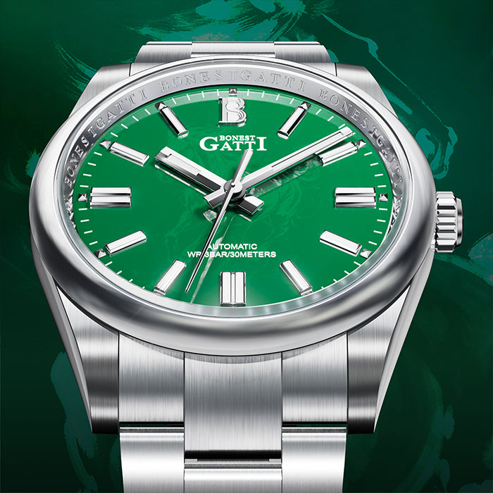 Bonest Gatti BG8015-S3 OP Green Classic Series Automatic Watch