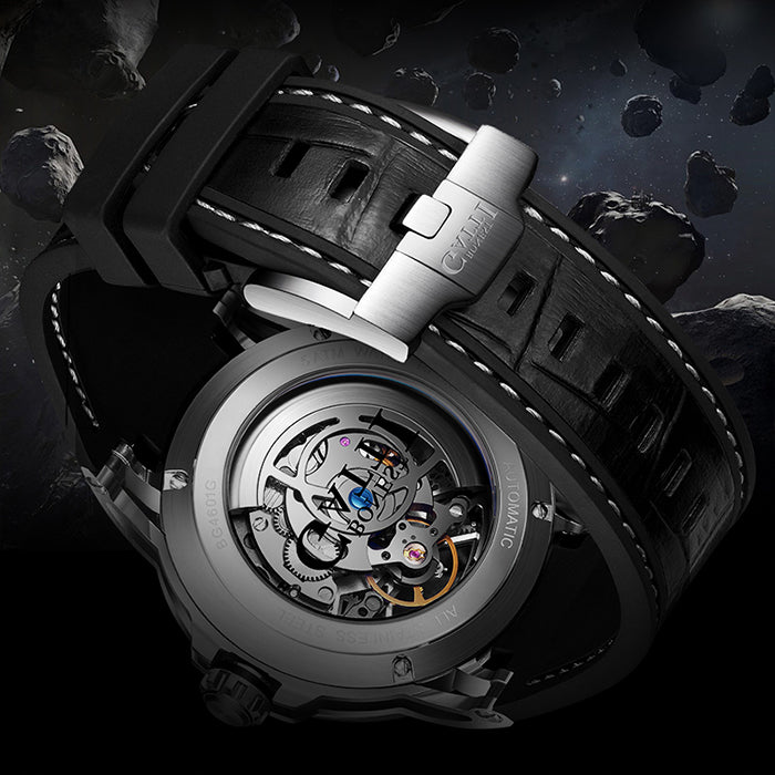Bonest Gatti BG4601-B1 Silver Cosmos Series Automatic Watch