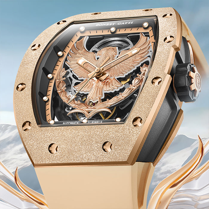 Bonest Gatti BG5002-R2 Rose Gold Eagle Series Automatic Watch