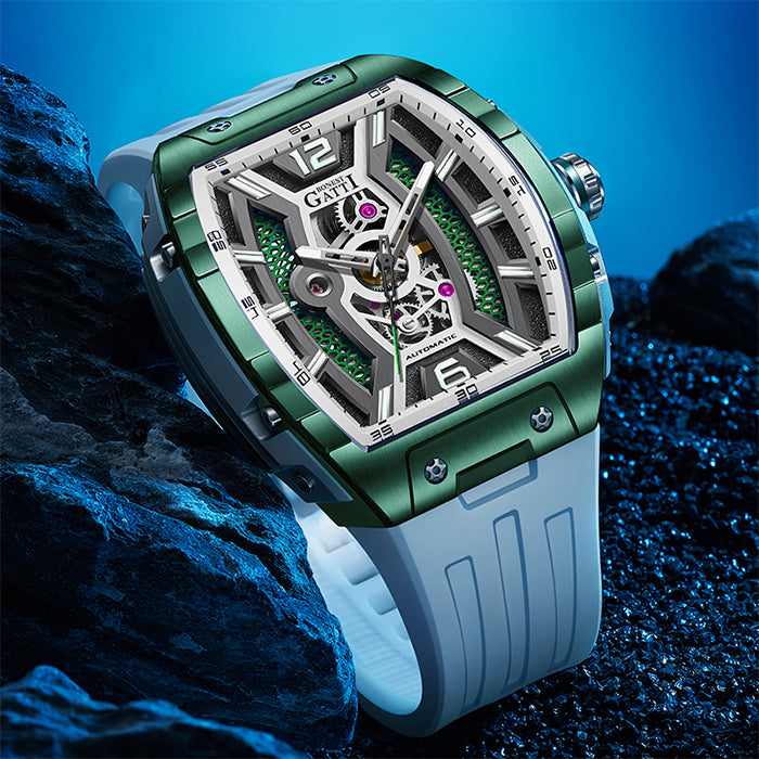 Bonest Gatti BG5601-A3 Green Sword Series Automatic Watch
