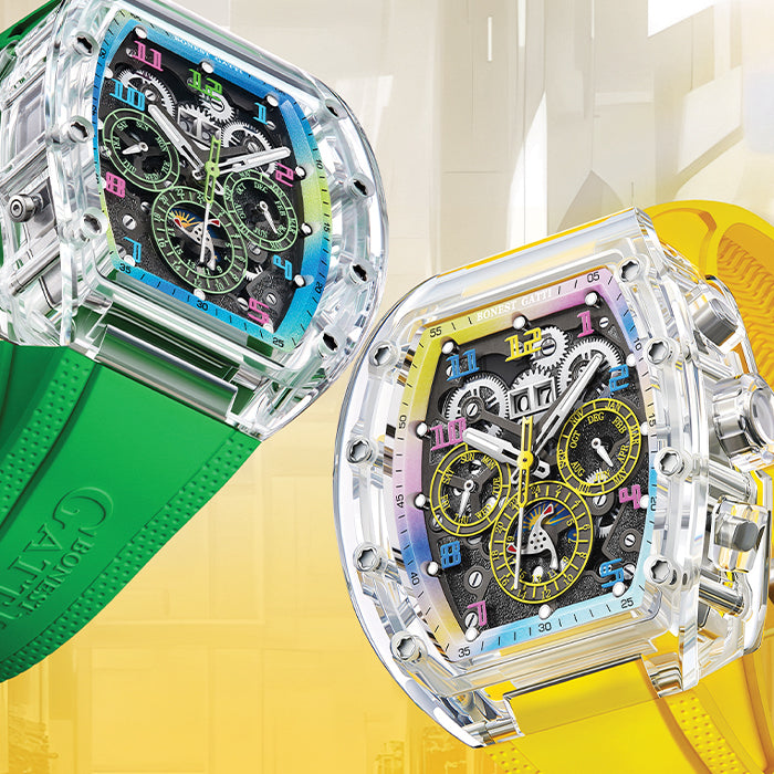 Bonest Gatti BG6006-R5 Green Chronograph Series Automatic Watch
