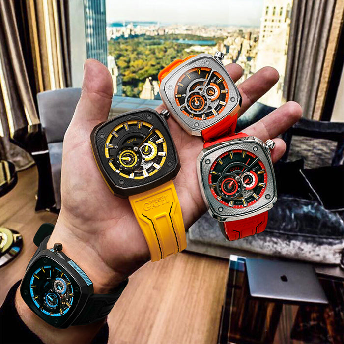 Bonest Gatti BG6601-A3 Red Cosmos Series Automatic Watch