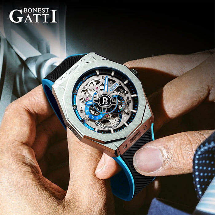 Bonest Gatti BG7601-A1 Blue Super Speed Series Automatic Watch