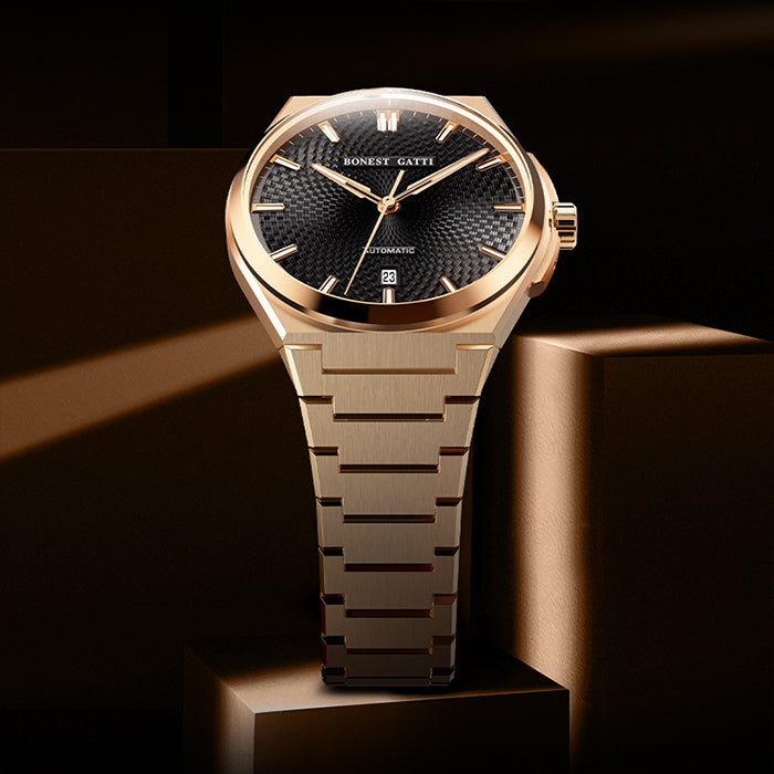 Bonest Gatti BG8012-S3 Rose Gold Classic Series Automatic Watch