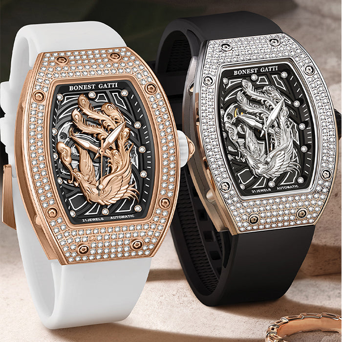 Bonest Gatti BG3005-R1 Rose Gold Glow Series Automatic Women Watch