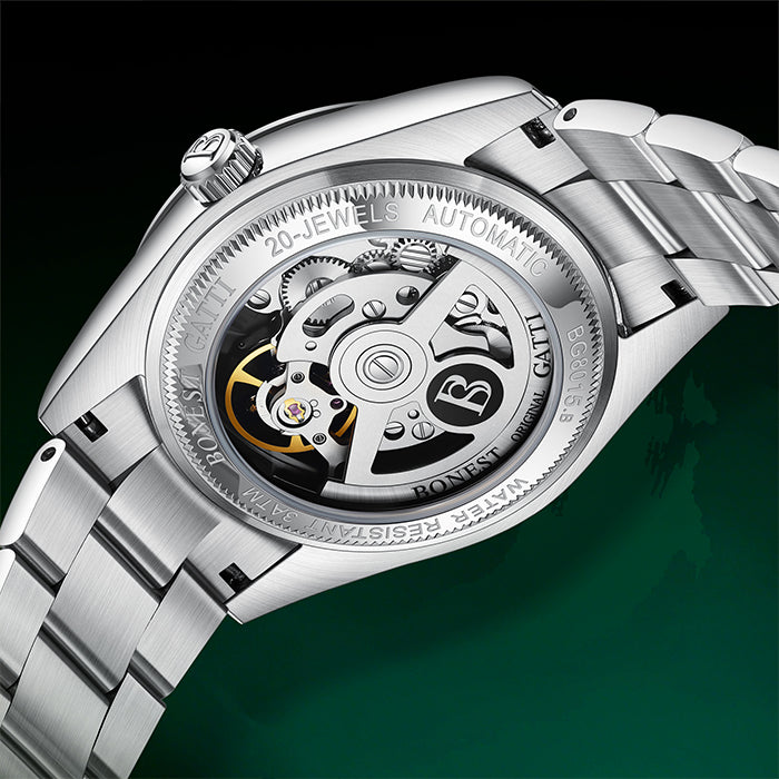 Bonest Gatti BG8015-S3 OP Green Classic Series Automatic Watch