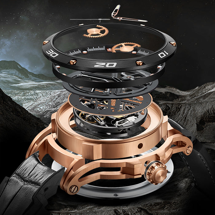 Bonest Gatti BG4601-B2 Rose Gold Cosmos Series Automatic Watch