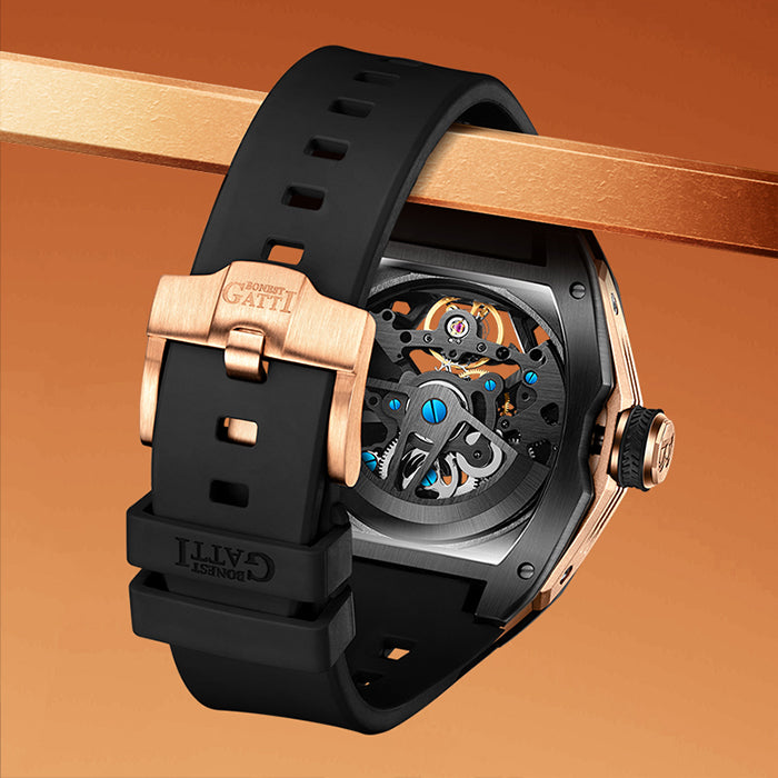 Bonest Gatti BG5501-A4 Black Top Speed Series Automatic Watch