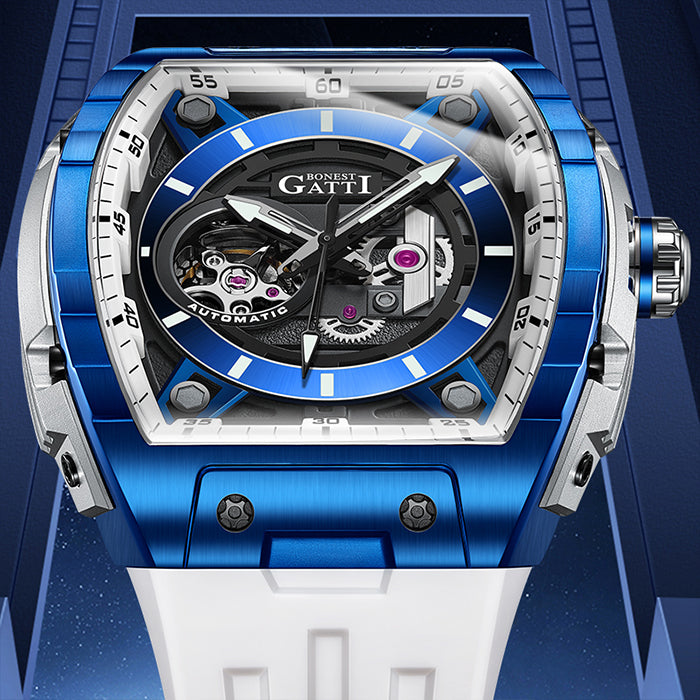 Bonest Gatti BG5602-A4 Blue Sword Series Automatic Watch