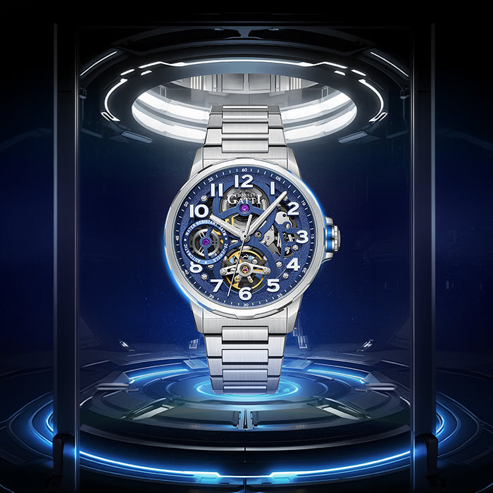 Bonest Gatti BG8010-S1 Blue Classic Series Automatic Watch