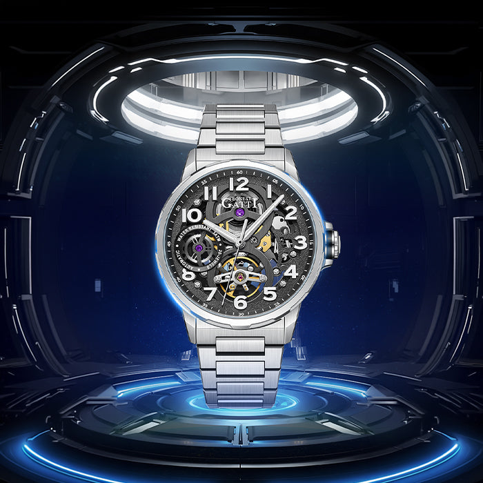 Bonest Gatti BG8010-S2 Black Classic Series Automatic Watch