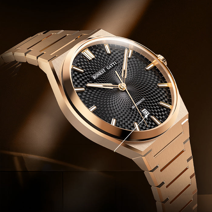 Bonest Gatti BG8012-S3 Rose Gold Classic Series Automatic Watch