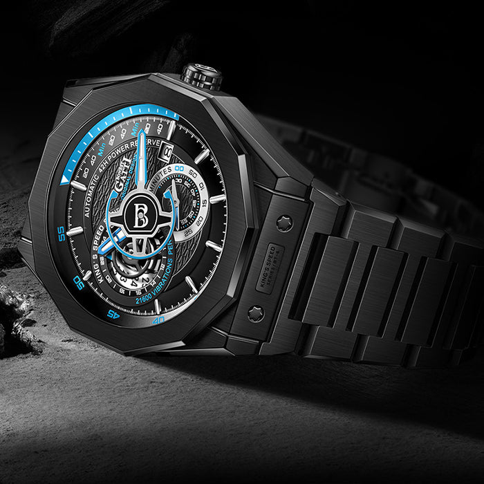 Bonest Gatti BG8601-S6 Black Speed Series Automatic Watch