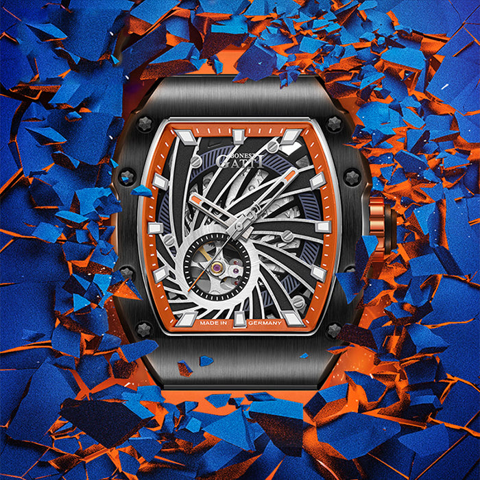 Bonest Gatti BG9902-A2 Orange Extreme Series Automatic Watch