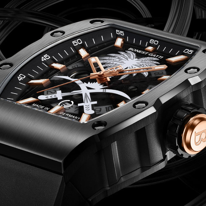Bonest Gatti BG9904-A3 Rose Gold Extreme Series Automatic Watch