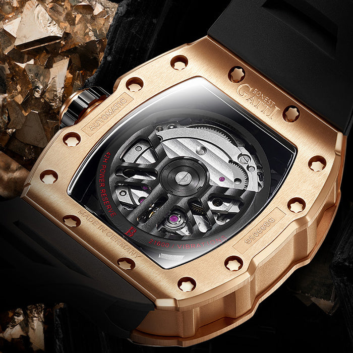 Bonest Gatti BG9905-A3 Rose Gold Extreme Series Automatic Watch