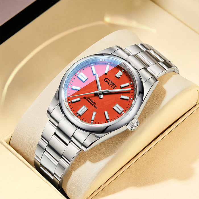 Bonest Gatti BG8015-S4 OP Red Classic Series Automatic Watch