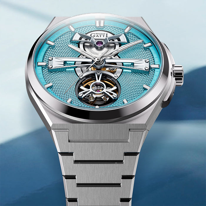 Bonest Gatti BG8014-S1 Blue Classic Series Automatic Watch