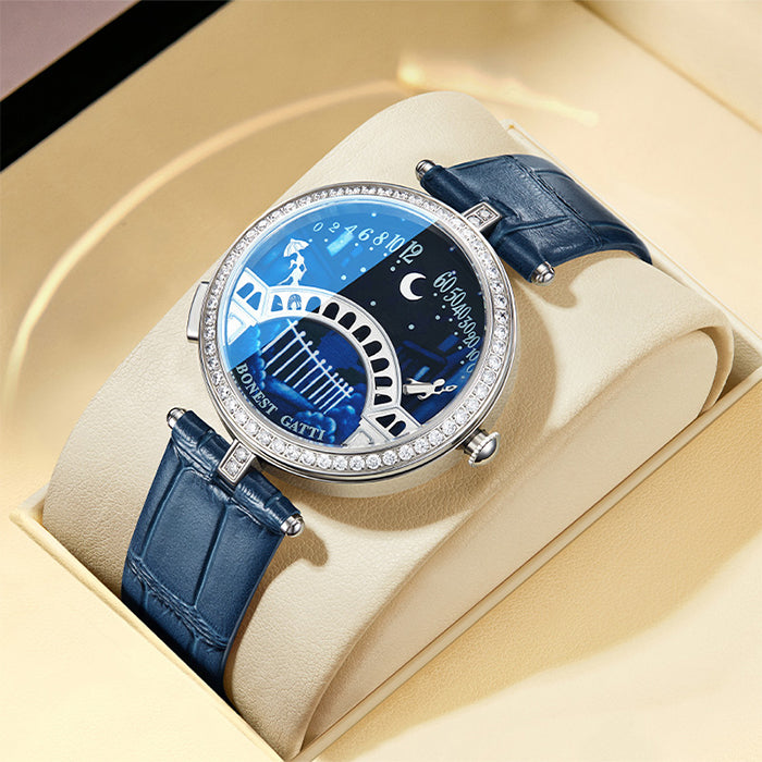 Bonest Gatti BG3004-L1 Blue Glow Series Women Watch