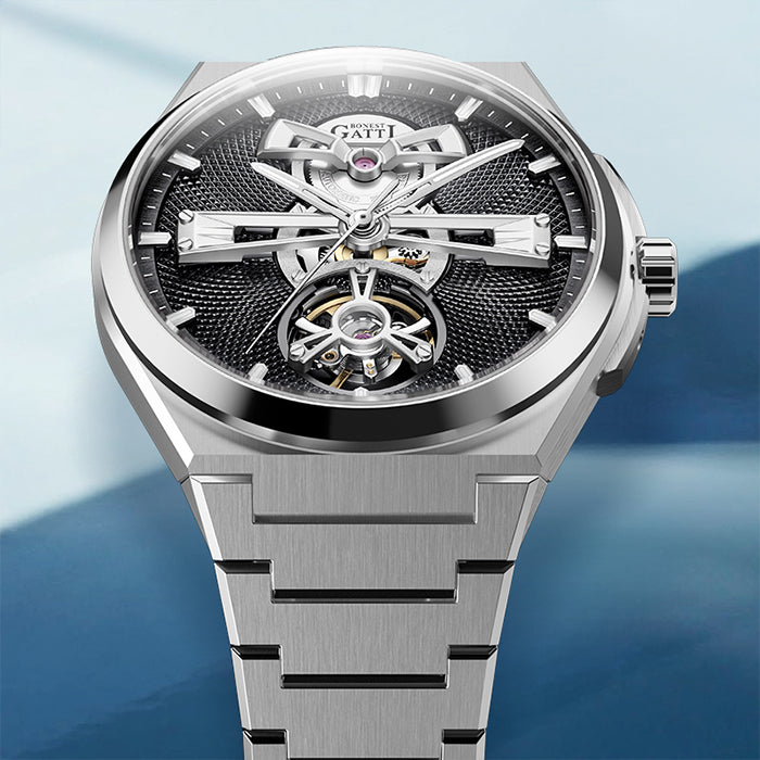 Bonest Gatti BG8014-S2 Silver Classic Series Automatic Watch