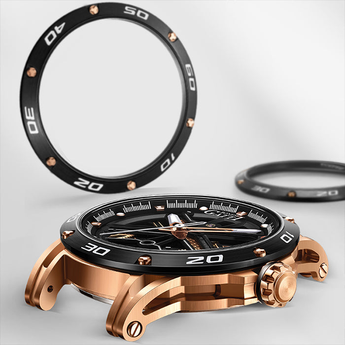 Bonest Gatti BG4601-B2 Rose Gold Cosmos Series Automatic Watch
