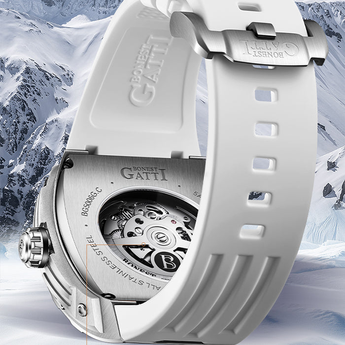 Bonest Gatti BG5006-R2 Silver Horse Series Automatic Watch