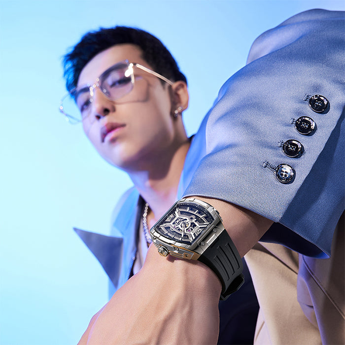 Bonest Gatti BG5601-A2 Silver Sword Series Automatic Watch