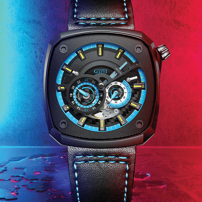 Bonest Gatti BG6601-B6 Black Cosmos Series Automatic Watch
