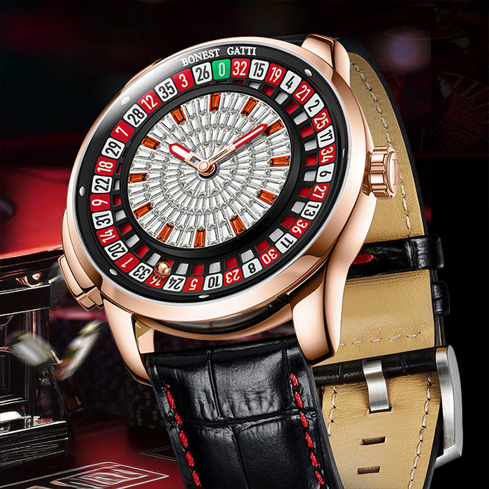 Bonest Gatti BG8004-L2 Rose Gold Casino Series Automatic Watch