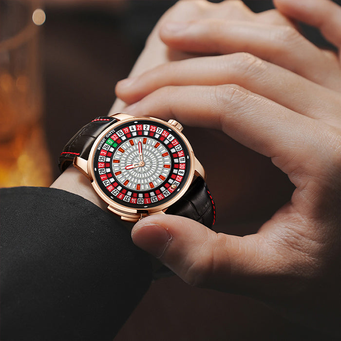 Bonest Gatti BG8004-L2 Rose Gold Casino Series Automatic Watch